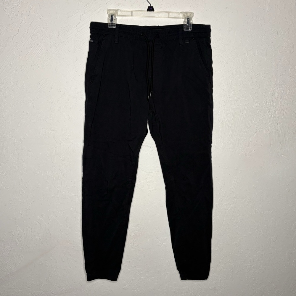 Projek‎ Raw Mens Large Jogger Drawstring Pant Black Pockets 143108 Comfort Style